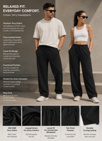 Unisex Black Sweatpants