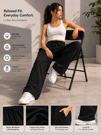Unisex Black Sweatpants