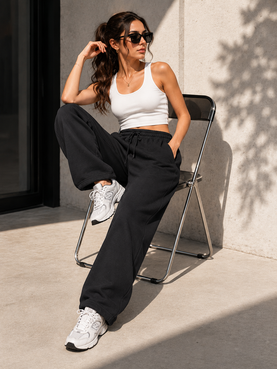 Unisex Black Sweatpants