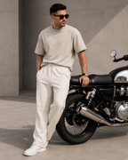 Unisex White Sweatpants