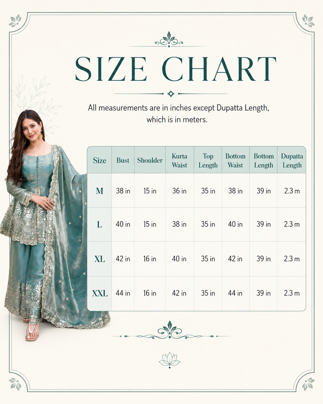 Fancy Designer Fandy Silk Kurti ,Bottom & Dupatta Set