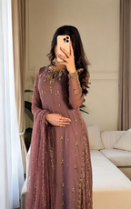 Georgette  Women Kurti With Dupatta & Bottomwear